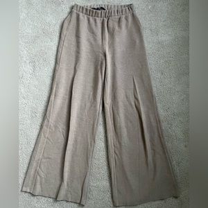 Zara wide leg knit pant